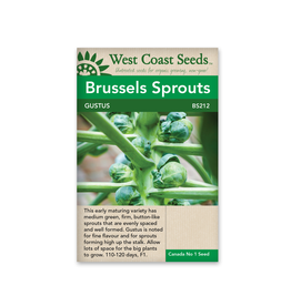 West Coast Seeds Brussel Sprouts - Gustus F1
