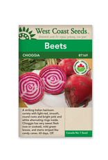 West Coast Seeds Beets - Chioggia Organic