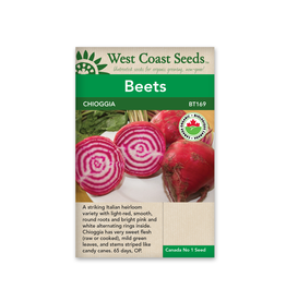 West Coast Seeds Beets - Chioggia Organic