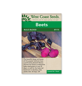 West Coast Seeds Beets - Bull's Blood