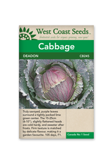 West Coast Seeds Cabbage - Deadon F1 Coated Organic