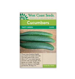 West Coast Seeds Cucumbers - Tasty Green F1