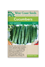 West Coast Seeds Cucumbers - Tasty Emperor F1