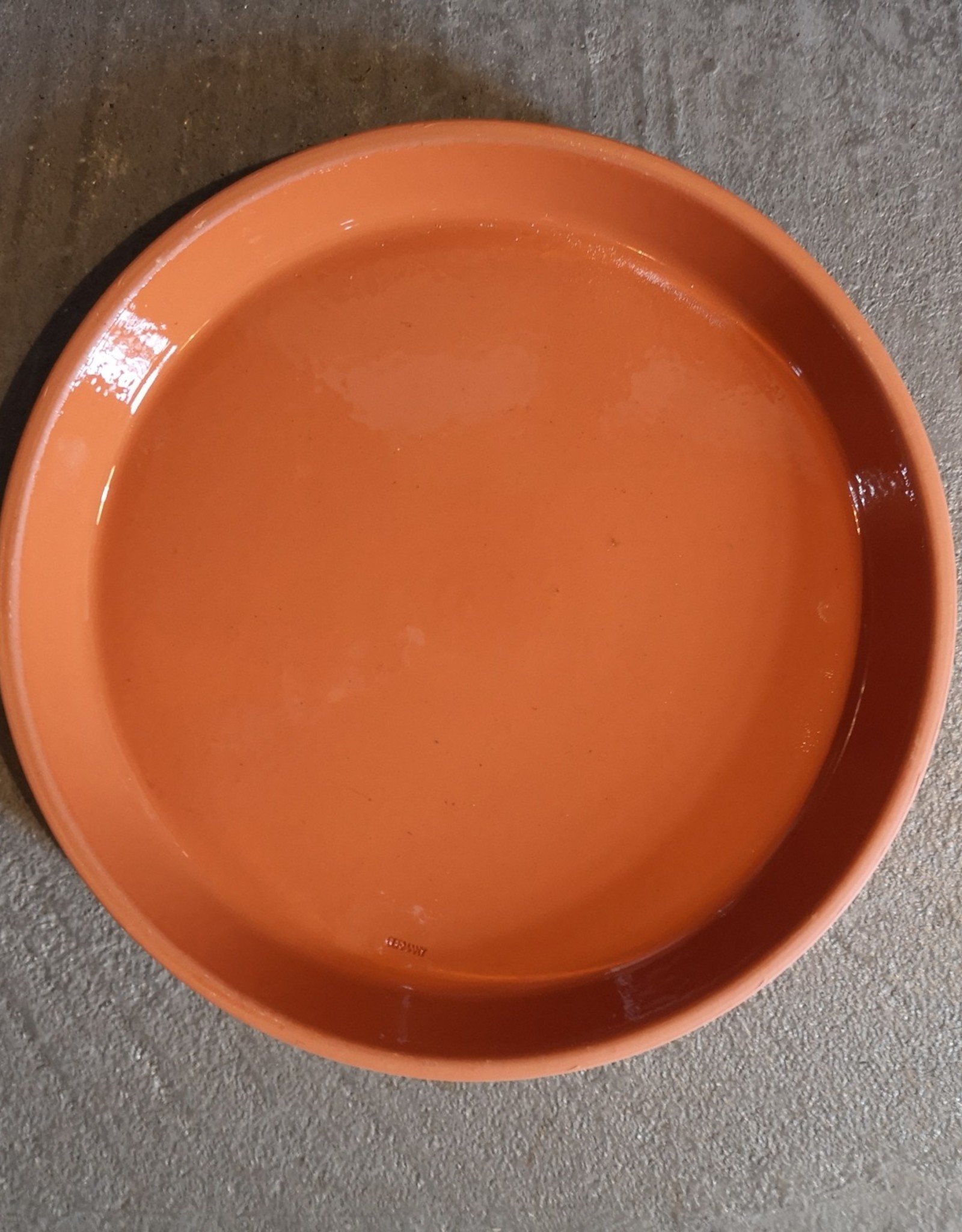 German Terracotta Glazed Saucers