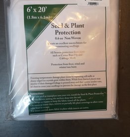 Crop Cover - Seed & Plant - 6x20 Nonwoven 0.6oz