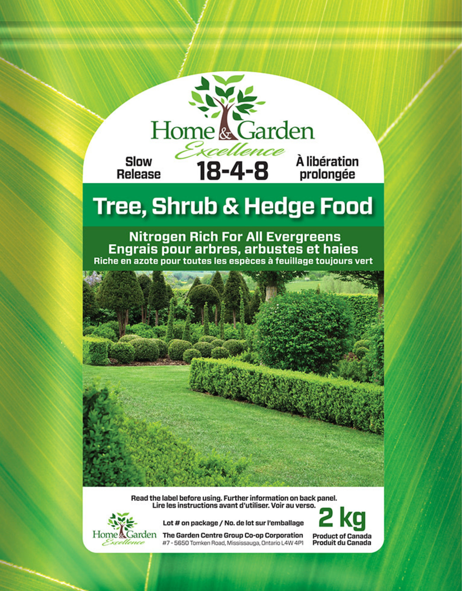 HGE 18-4-8 Tree Shrub & Hedge 2Kg
