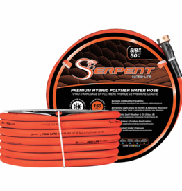 5/8 x 50 ft. Orange Serpent Garden Hose 150PSI with MxF GHT