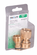Brass Deluxe GHT Quick Connect Coupler & Plug