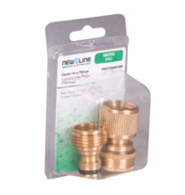 Brass Deluxe GHT Quick Connect Coupler & Plug