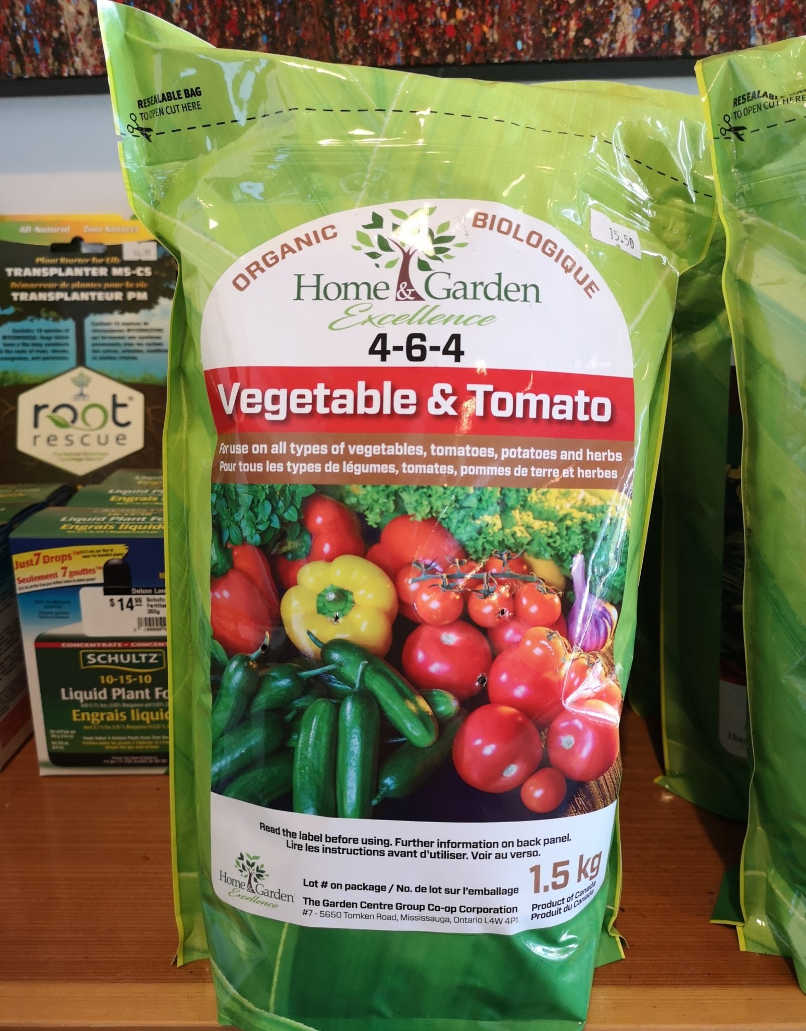 HGE Vegetable & Tomato 4-6-4 Organic 1.5 kg