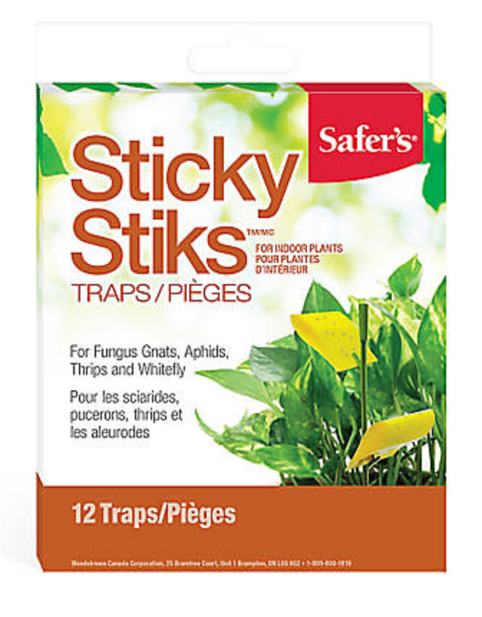 Safer's® Sticky Stiks Fungus Gnat Traps