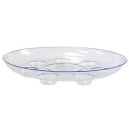 12 Inch Clear Saucer