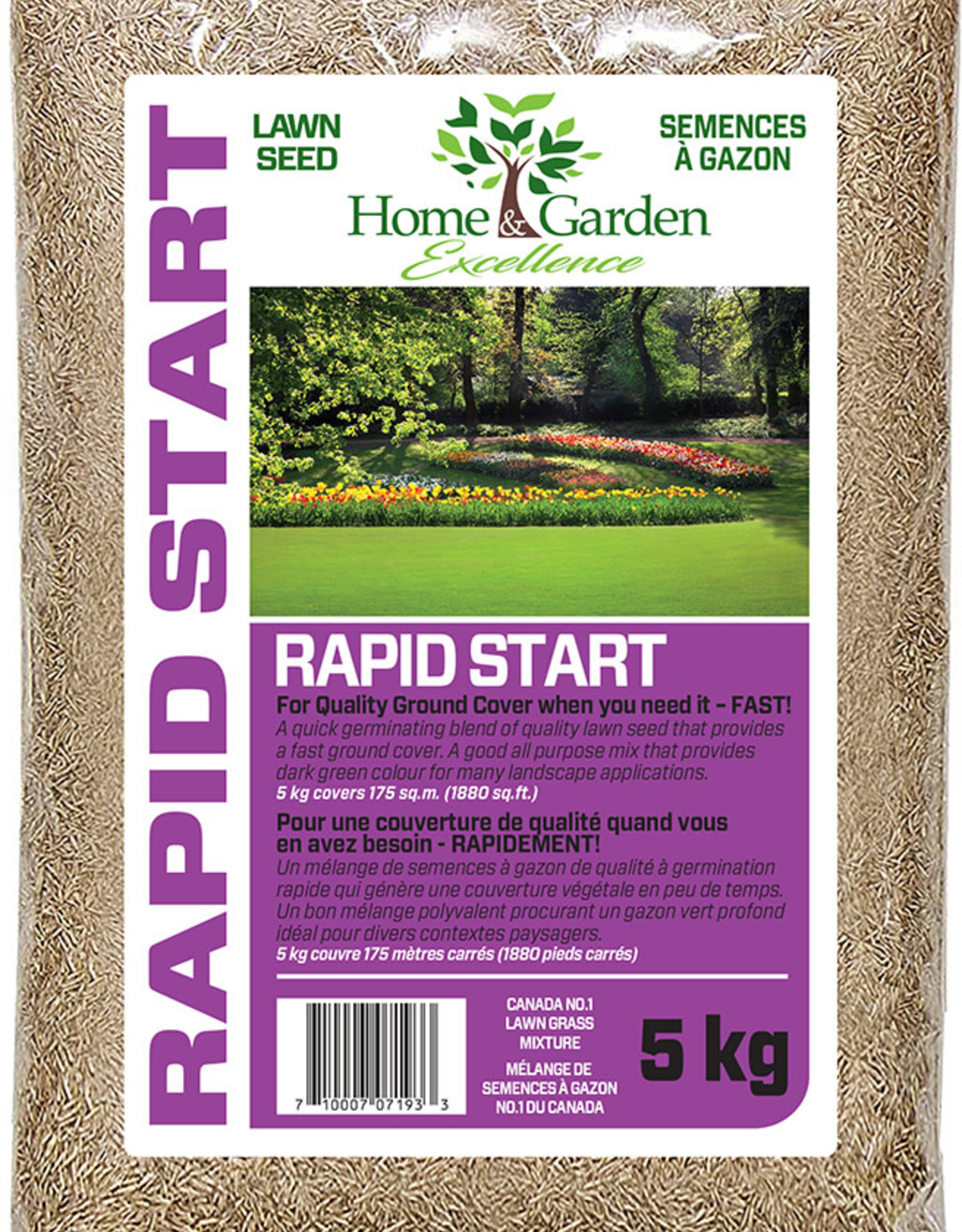 HGE Grass Seed Rapid Start 5kg