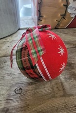 Fabric Ball Ornament