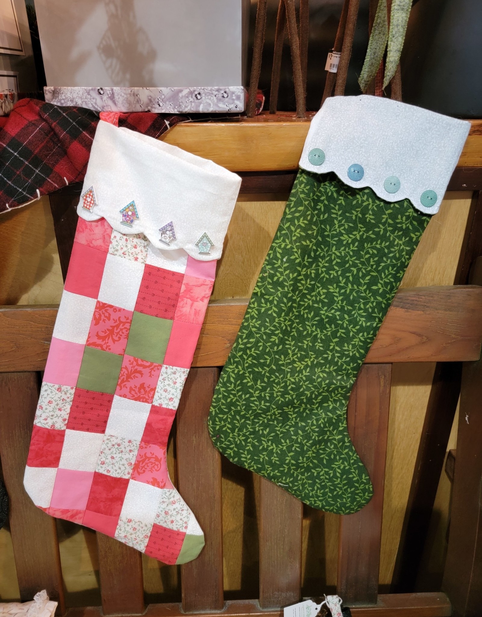 Quilted Christmas Stocking - Agnes & Maude