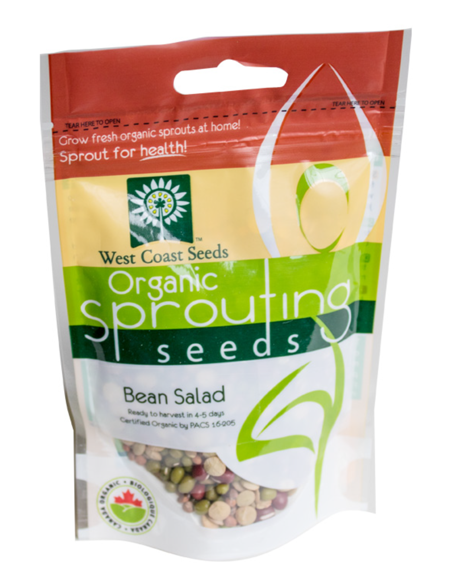 West Coast Seeds Bean Salad Mix Certified Organic