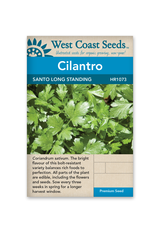 West Coast Seeds Cilantro - Santo Long Standing