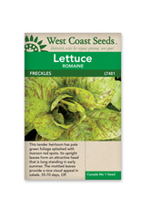West Coast Seeds Lettuce - Freckles