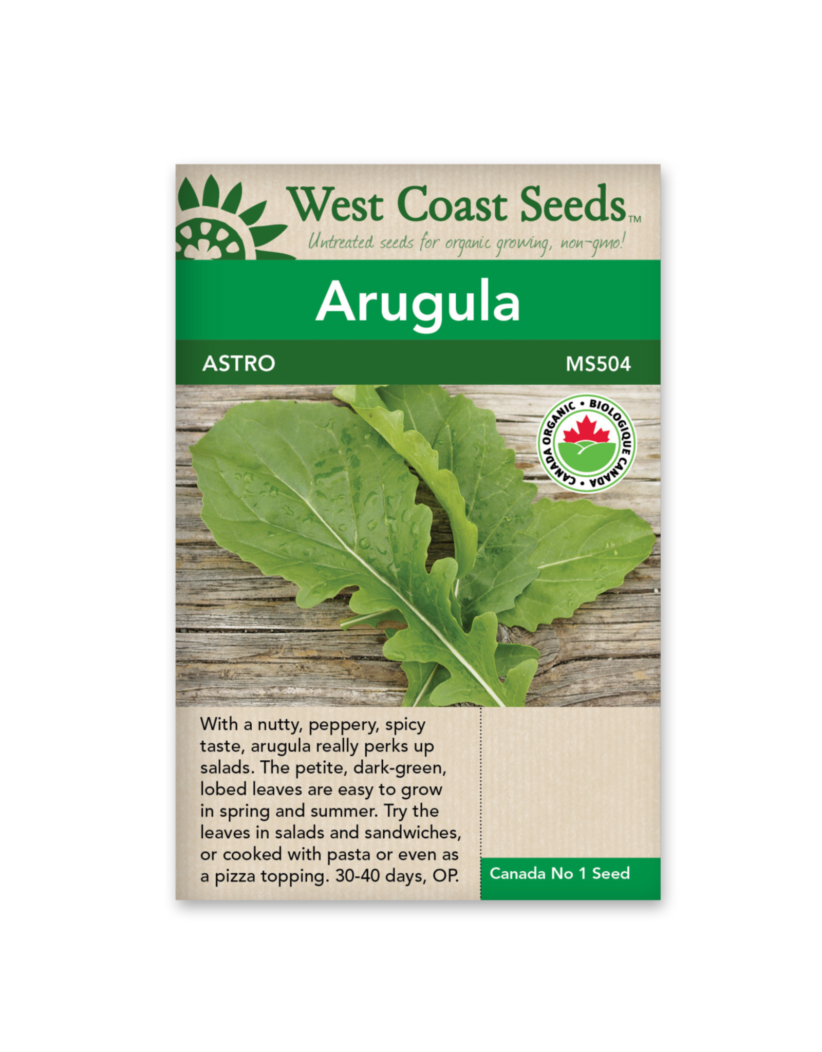 West Coast Seeds Greens - Astro Organic