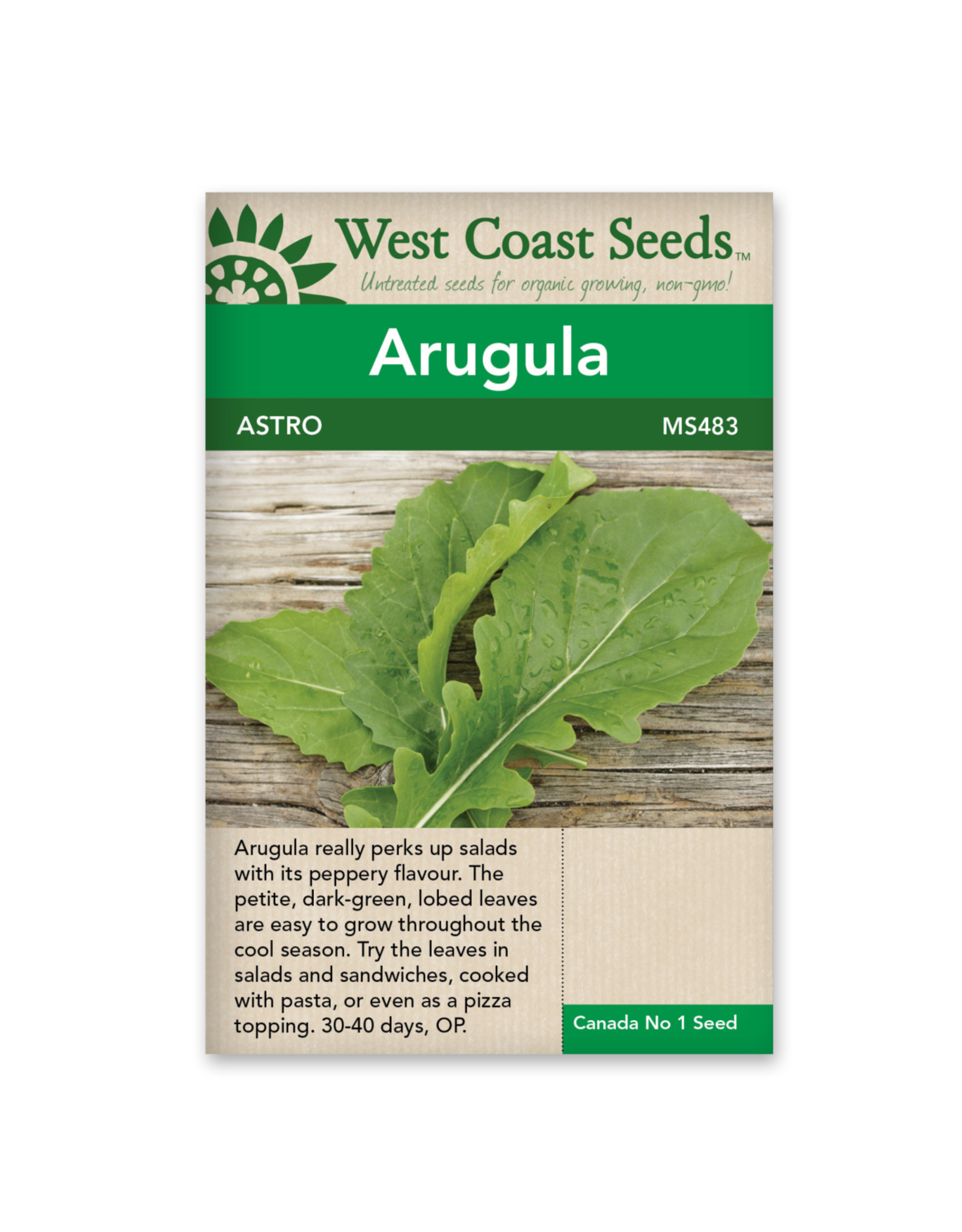 West Coast Seeds Astro Roquette