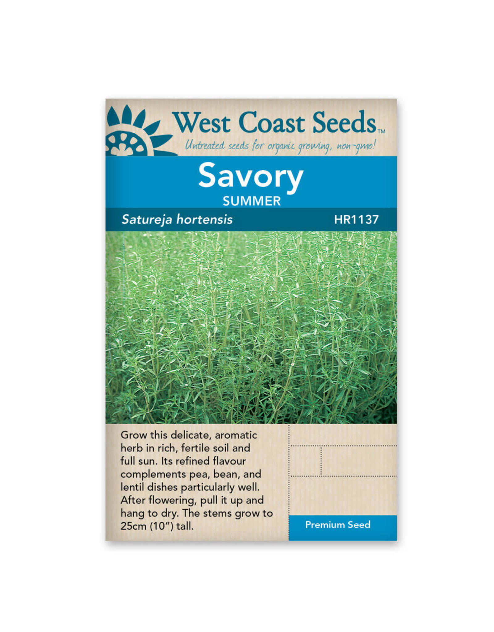 West Coast Seeds Savory - Summer Savory