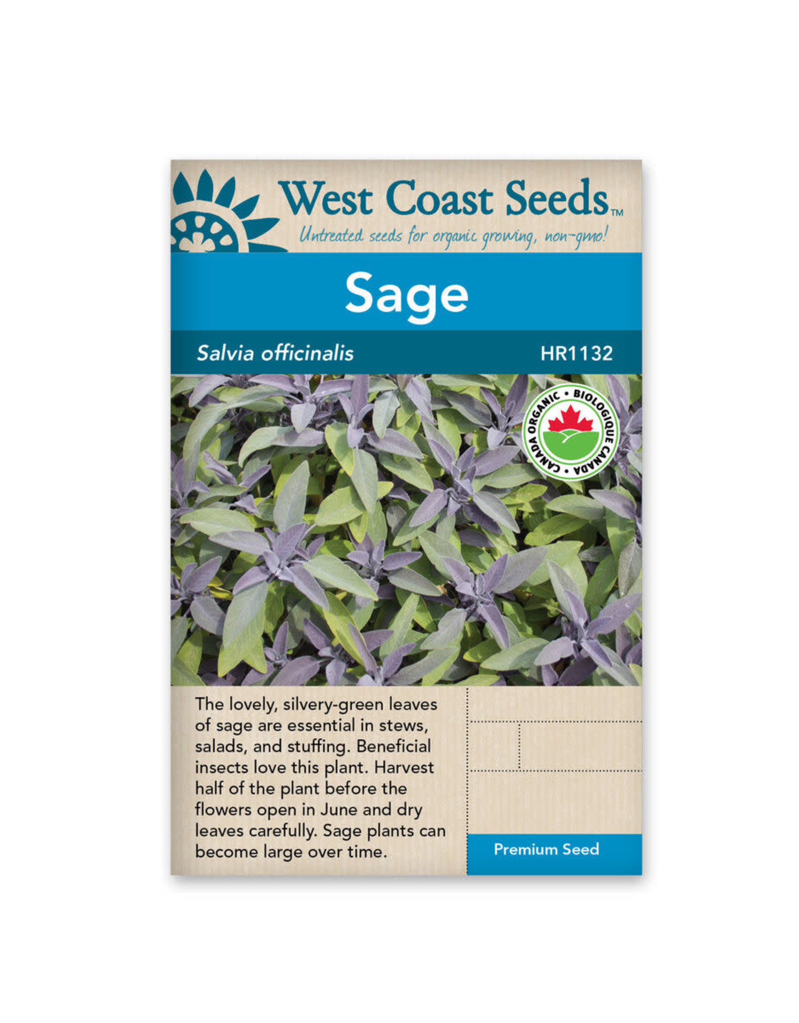 West Coast Seeds Sage Certified Organic