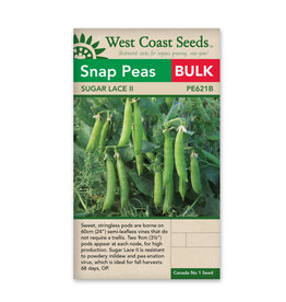West Coast Seeds Peas - Sugar Lace II