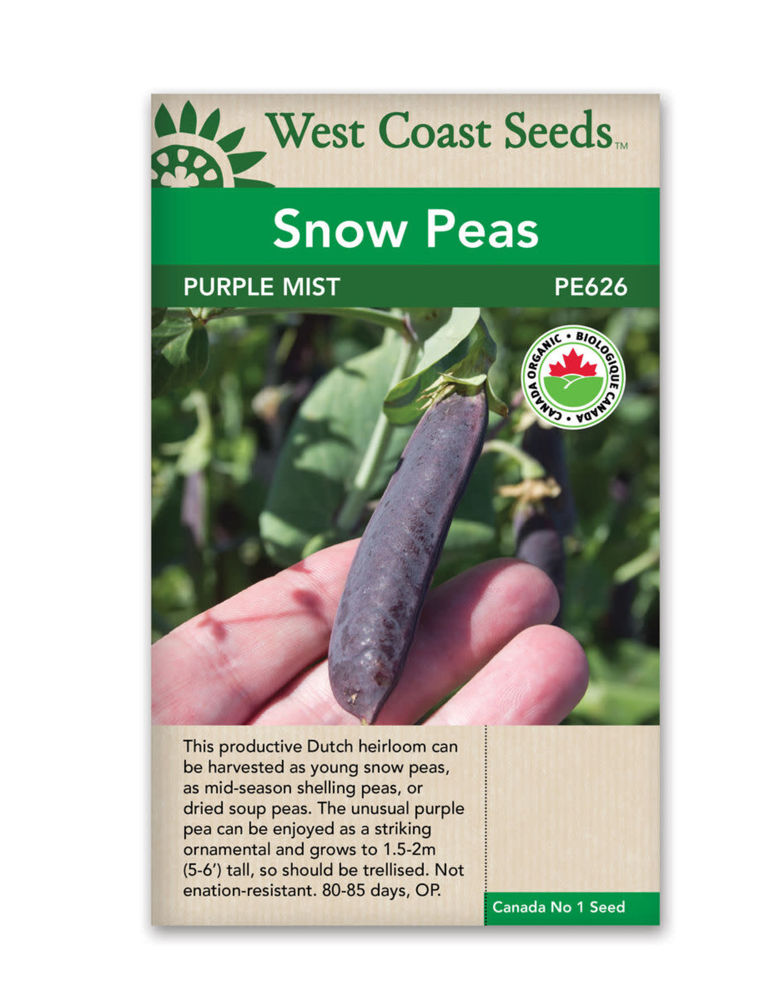 West Coast Seeds Purple Mist Certified Organic