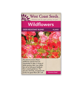 West Coast Seeds Wildflowers - Deer Resistant Blend