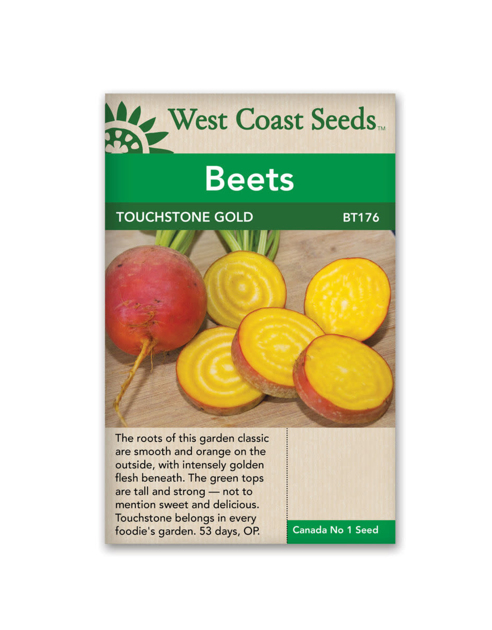 West Coast Seeds Beets - Touchstone Gold