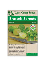 West Coast Seeds Brussels Sprouts - Nautic F1 (Coated) Certified Organic