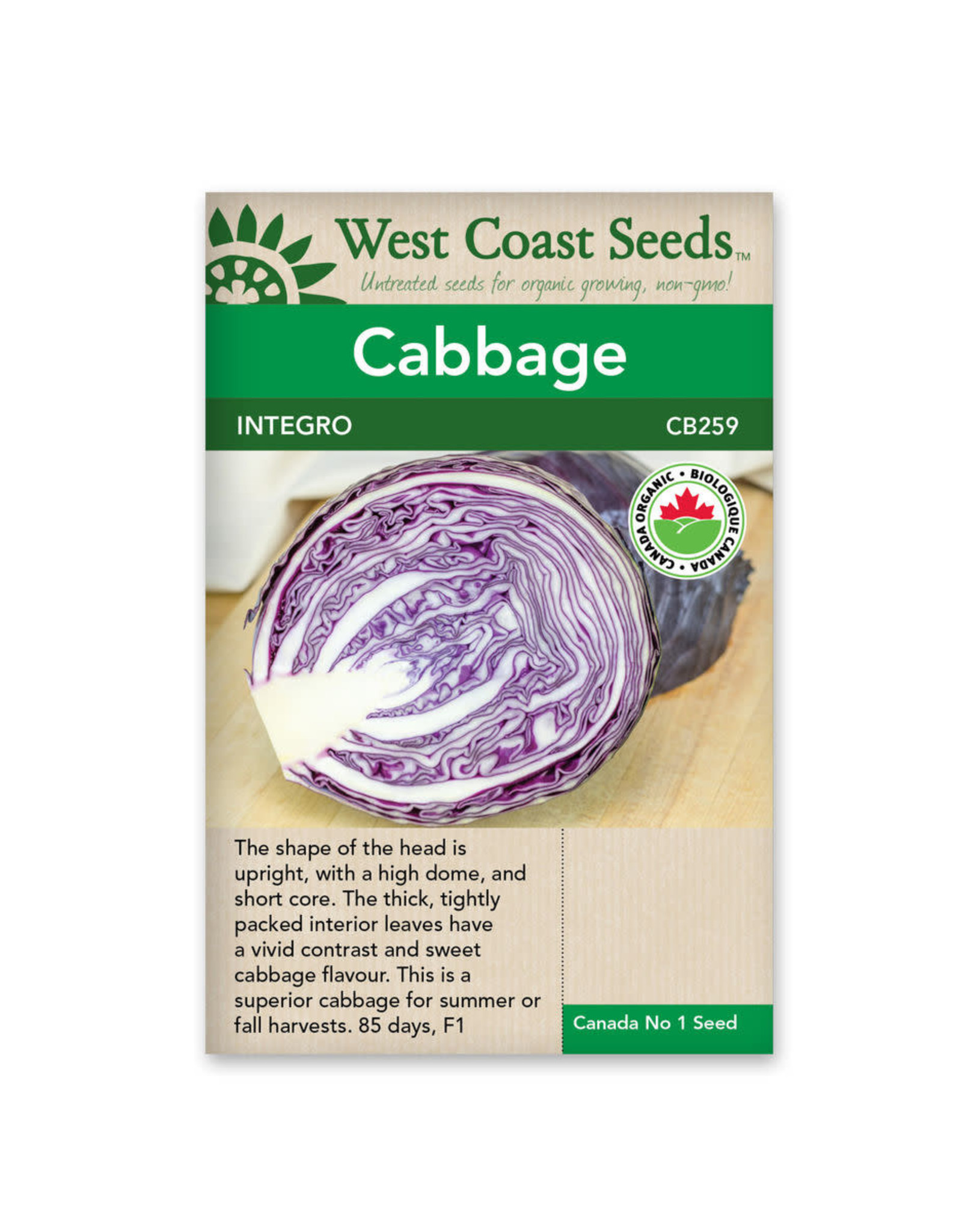 West Coast Seeds Integro F1 (Coated) Certified Organic (15 Seeds)