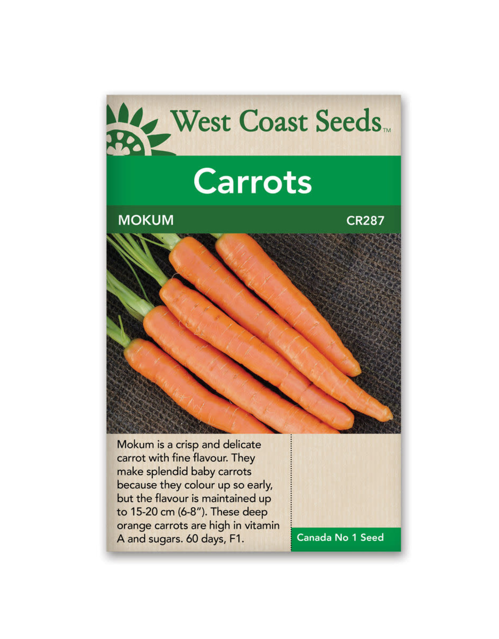 West Coast Seeds Carrots - Mokum F1