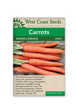 West Coast Seeds Carrots - Nantes Coreless