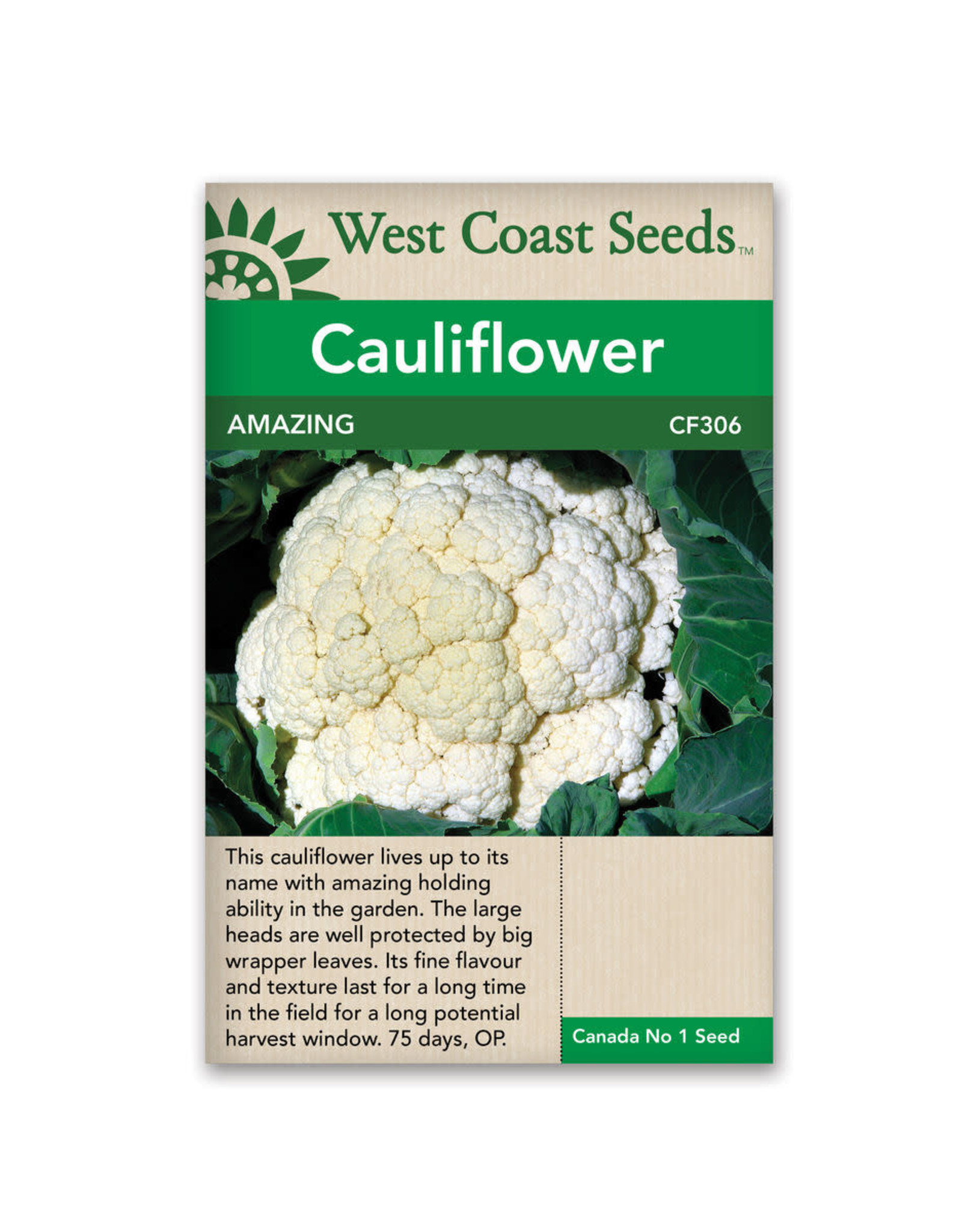 West Coast Seeds Cauliflower - Amazing
