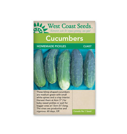 West Coast Seeds Cucumbers - Homemade Pickles