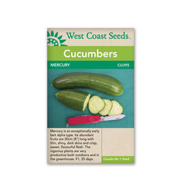 West Coast Seeds Cucumbers - Mercury F1
