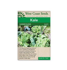 West Coast Seeds Kale - Summer Kale Blend