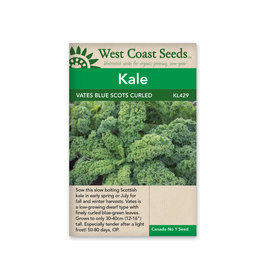West Coast Seeds Kale - Vates Blue Curled Scotch
