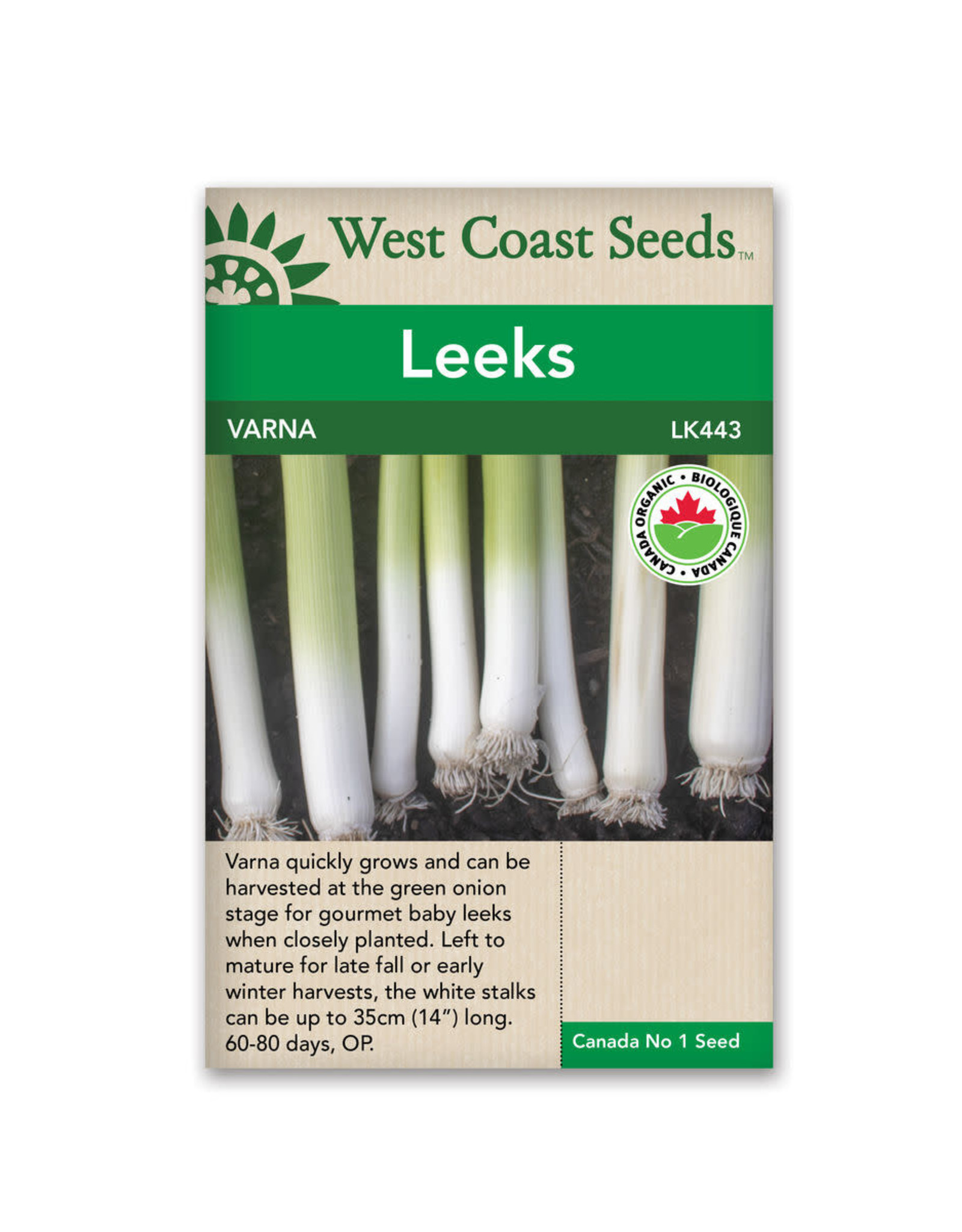 West Coast Seeds Alto - Varna Certified Organic