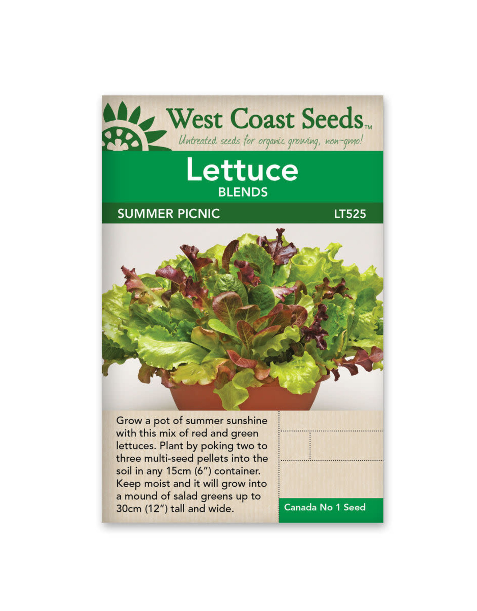 West Coast Seeds Summer Picnic (Pelleted)