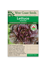West Coast Seeds Lettuce - Pomegranate Crunch Pelleted Organic