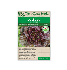 West Coast Seeds Lettuce - Pomegranate Crunch Pelleted Organic