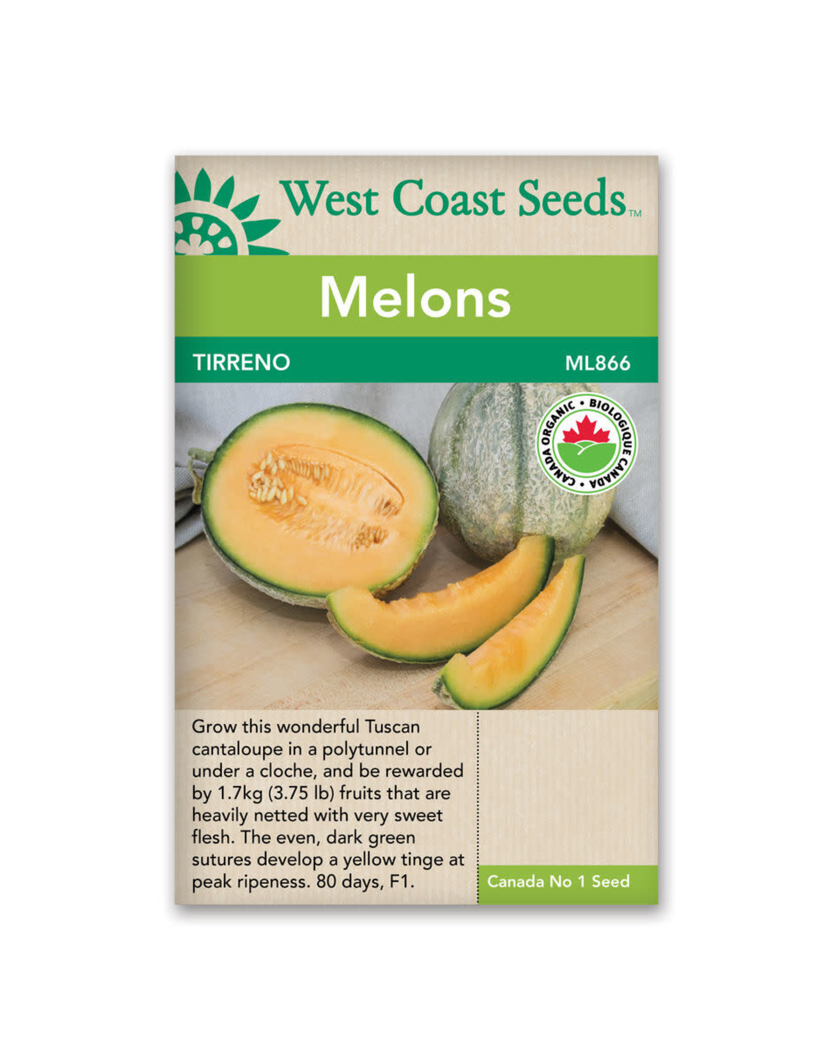 West Coast Seeds Tirreno F1 Certified Organic (10 Seeds)