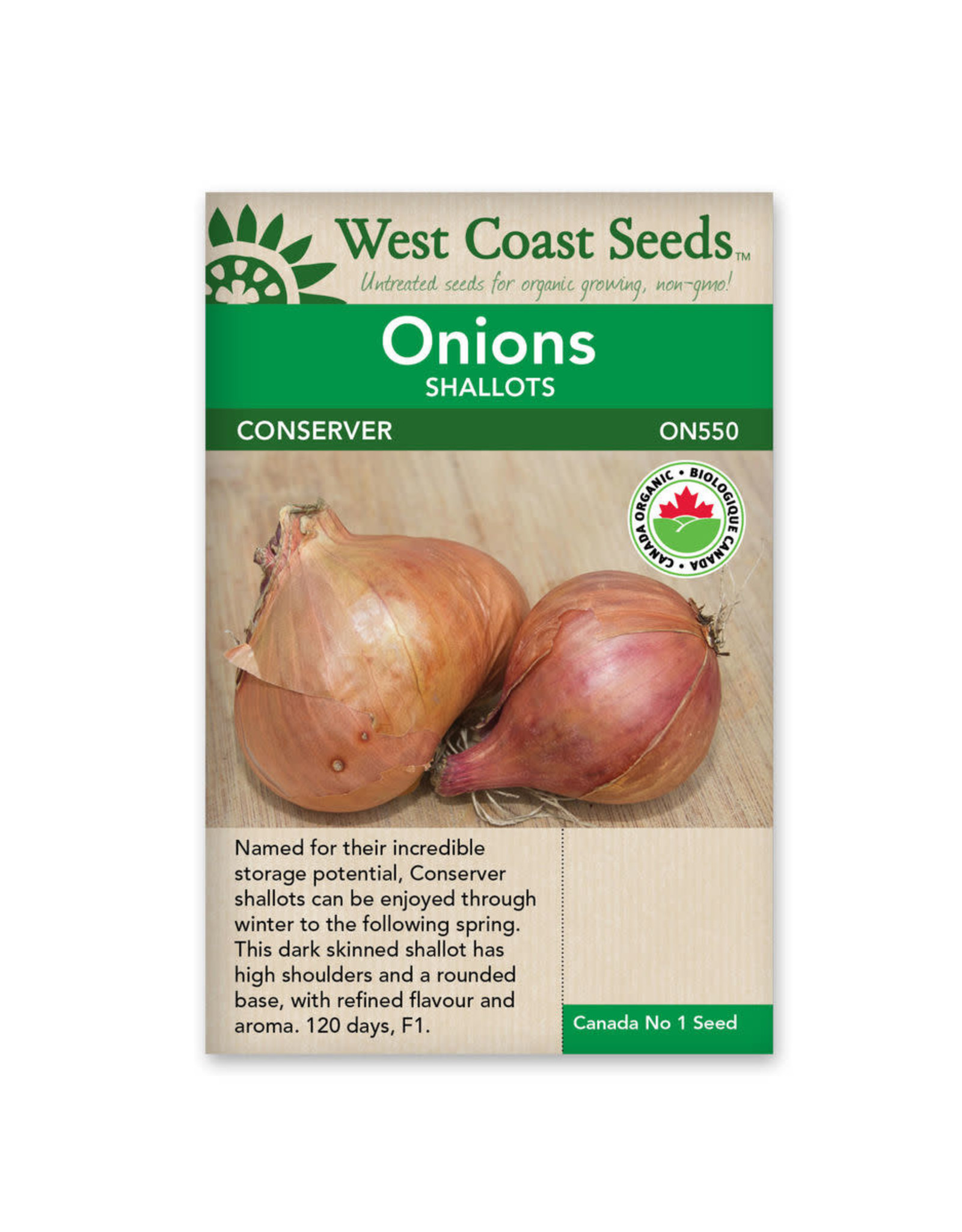 West Coast Seeds Conservor F1 (Coated) Certified Organic (50 Seeds)