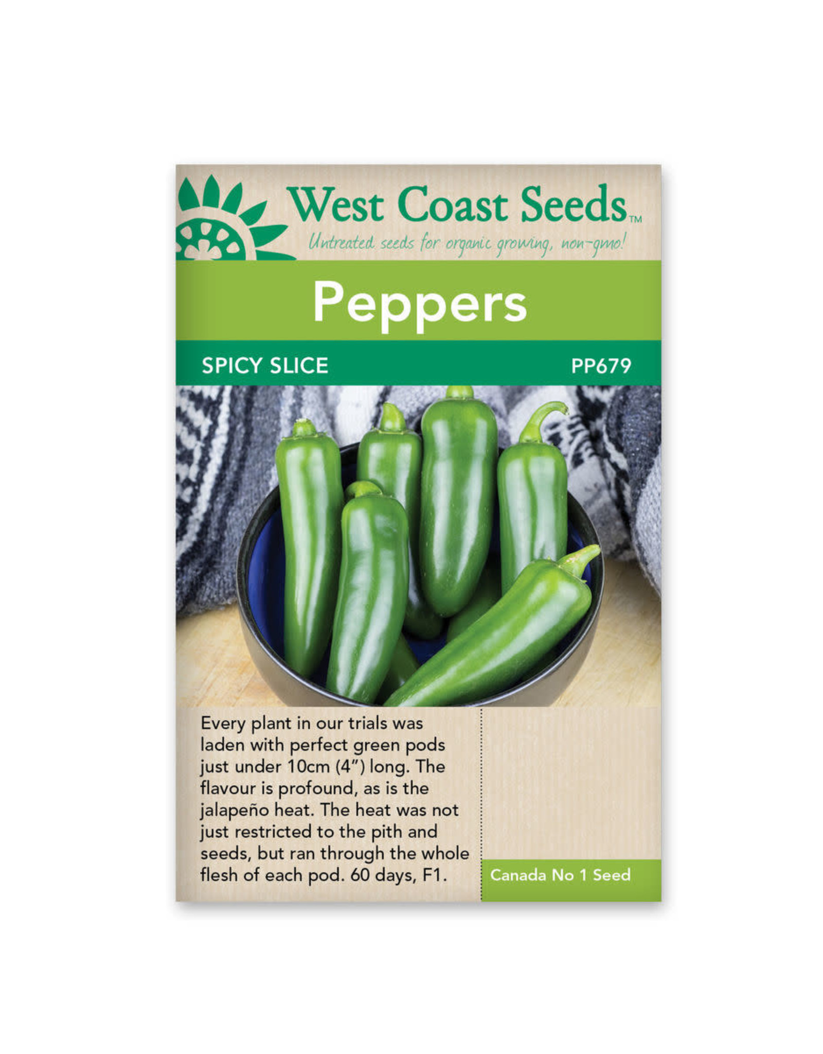 West Coast Seeds Spicy Slice F1 Jalapeno
