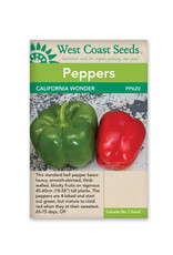 West Coast Seeds Peppers-Sweet - California Wonder 300