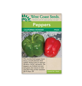 West Coast Seeds Peppers-Sweet - California Wonder 300
