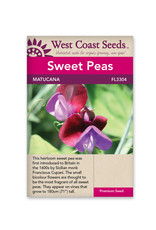 West Coast Seeds Sweet Peas - Matucana