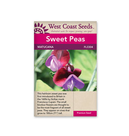 West Coast Seeds Sweet Peas - Matucana